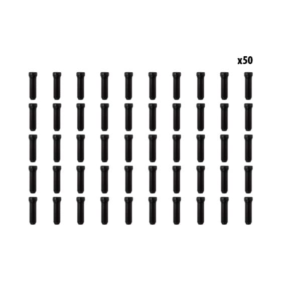 Arrets de cables noir x50 pcs