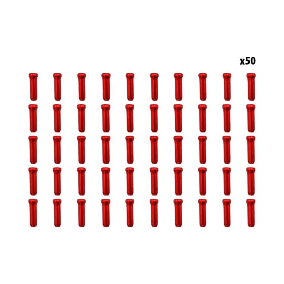Arrets de cables rouge x50 pcs
