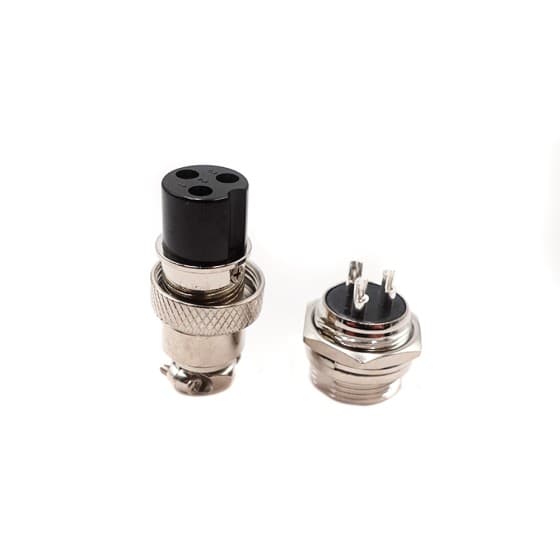 Prise GX16 male / femelle 2