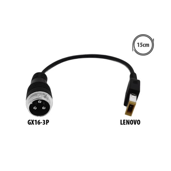 Adaptateur GX16-3P vers prise Lenovo