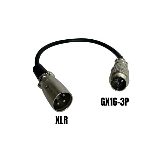Adaptateur male XLR vers male GX16-3P