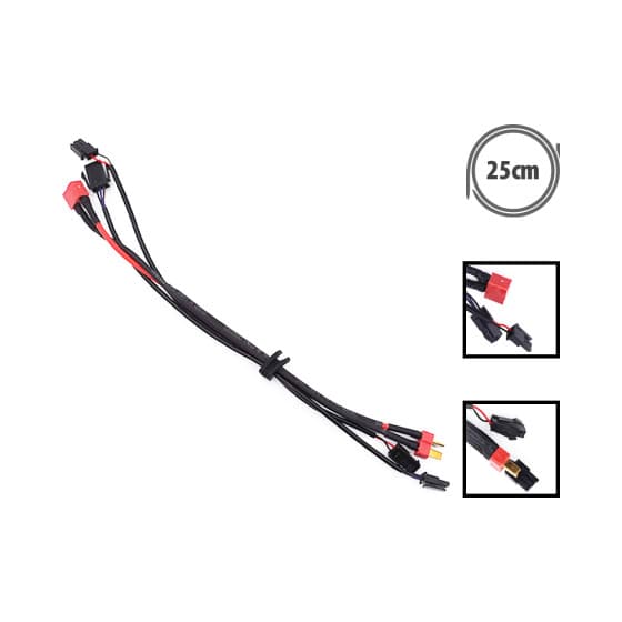 Cable Etwow liaison batterie au controleur (3+3 pins)