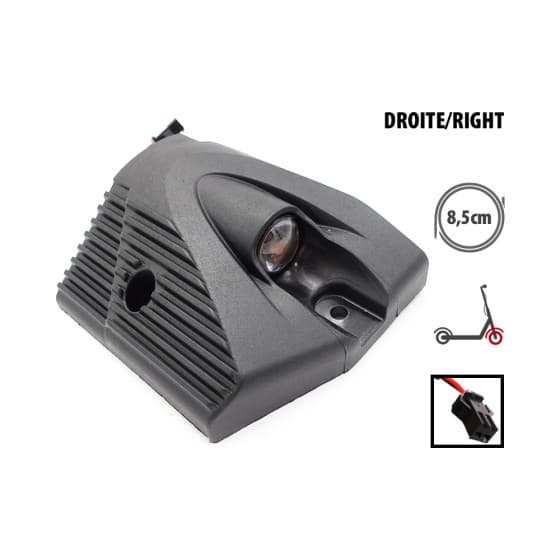 Cache plastique et Led Deck avant droite Kukirin G2 Master