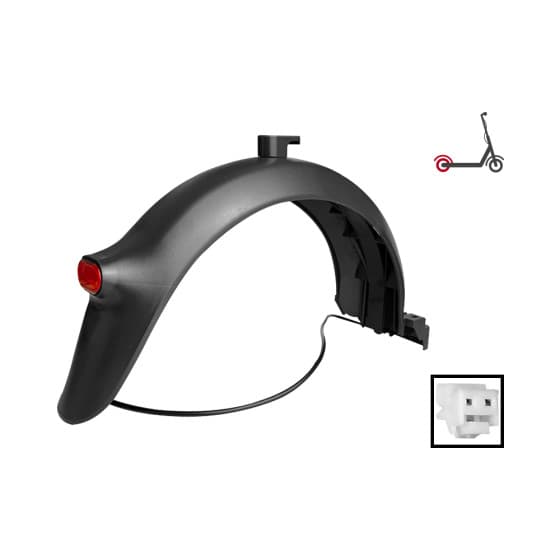 Garde boue arrière avec LED Ninebot F