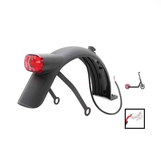 Garde boue arriere Xiaomi Scooter 4 2nd Generation Original (Modele 3 Trous)