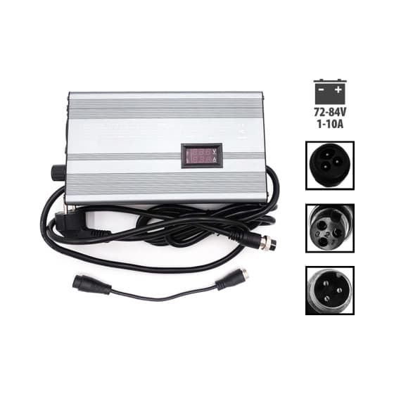 Pack Chargeur rapide 72V ➡️ 84V 1-10A + Adaptateur LP-16