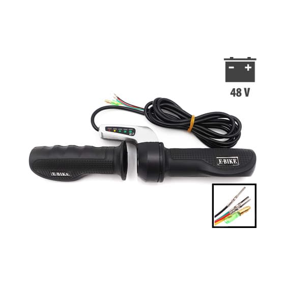 Poignée Accelerateur Draisienne 48v Indicateur Batterie